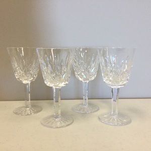 🎈🎈SOLD 🎈🎈Waterford Lismore Claret Wine Gasses